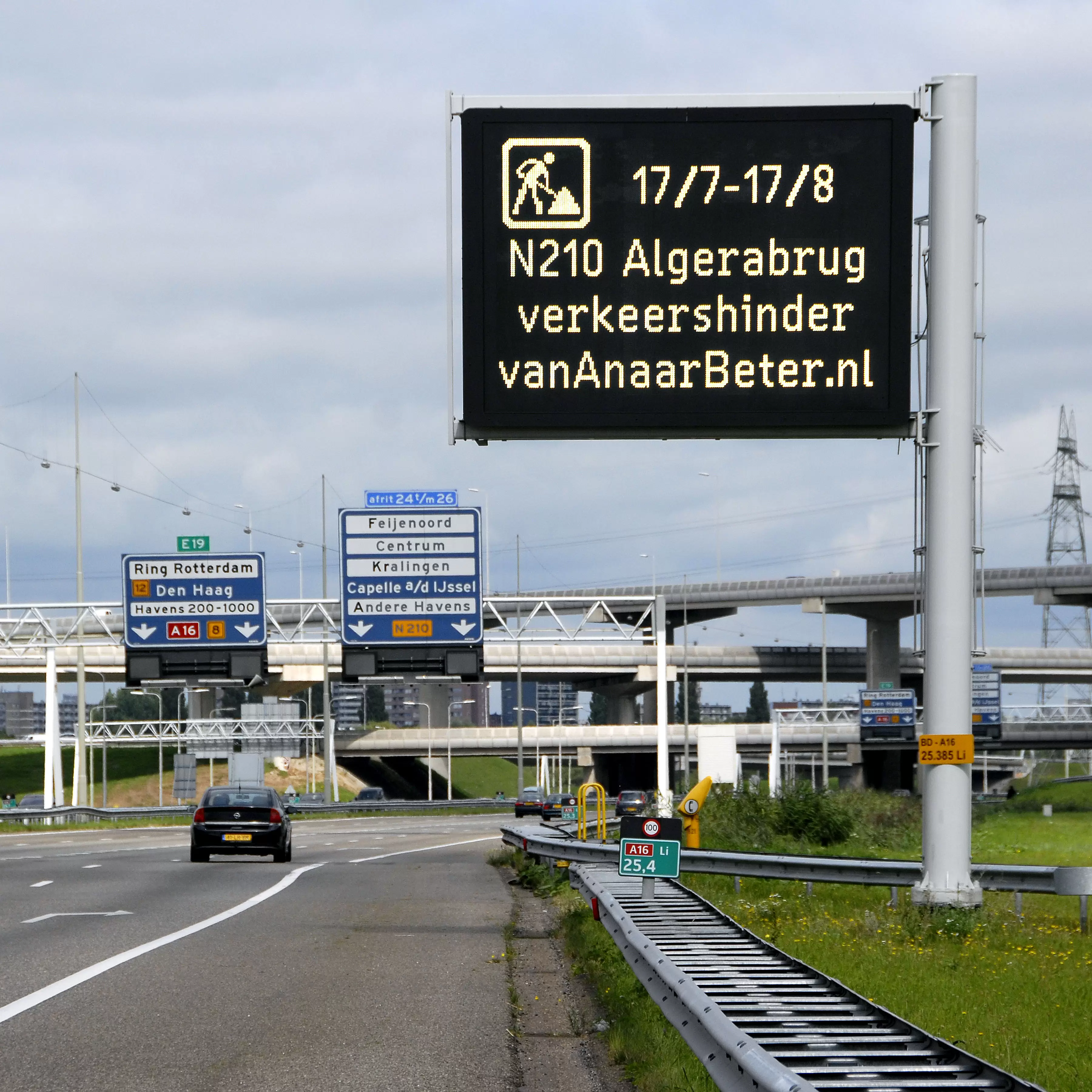 Verkeersinformatiebord