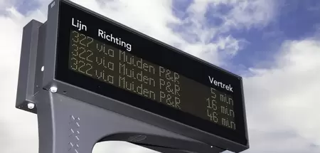 GVB Amsterdam reisinformatieborden